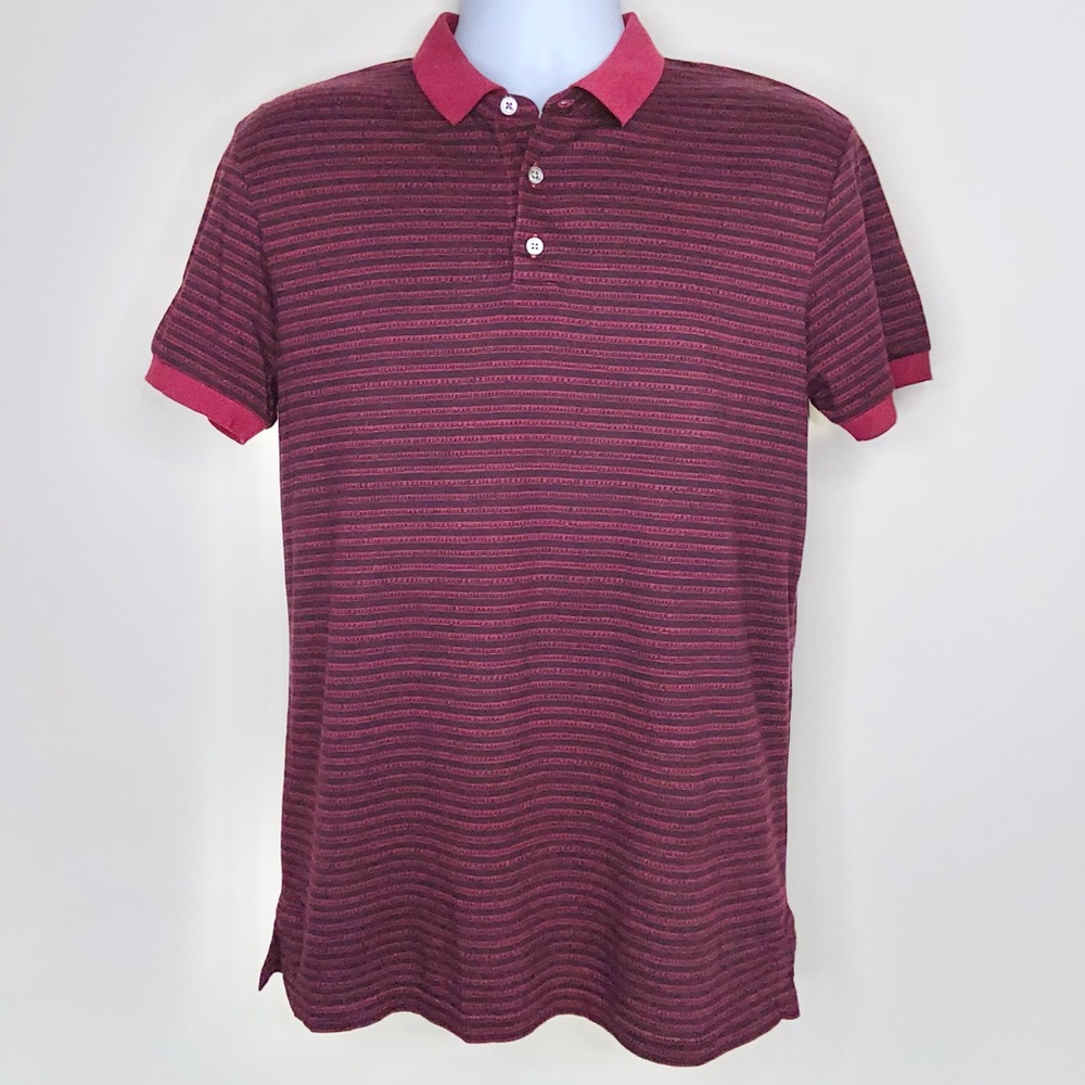[Marc by Marc Jacobs] Men’s Scribble Burgundy Polo